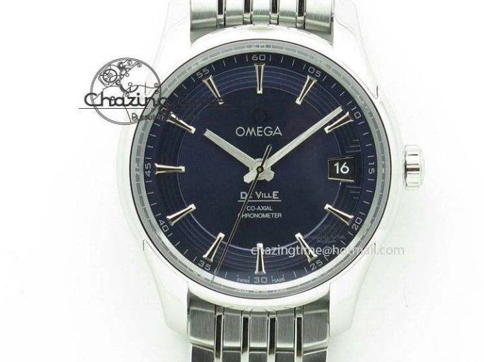 0119 FashionForward De Ville Prestige Real Power Reserve SS TW 1:1 Best Edition White Dial SS Markers On Leather Strap A 8095